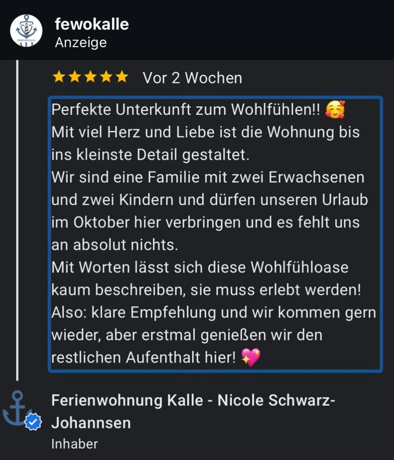 Ferienwohnung Kalle Osterbruch 외부 사진